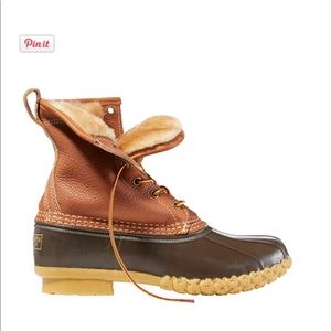 COPY - L.L. bean Women’s Bean Boots, 8" Shearling-Lined PrimaLoft EUC!! …
